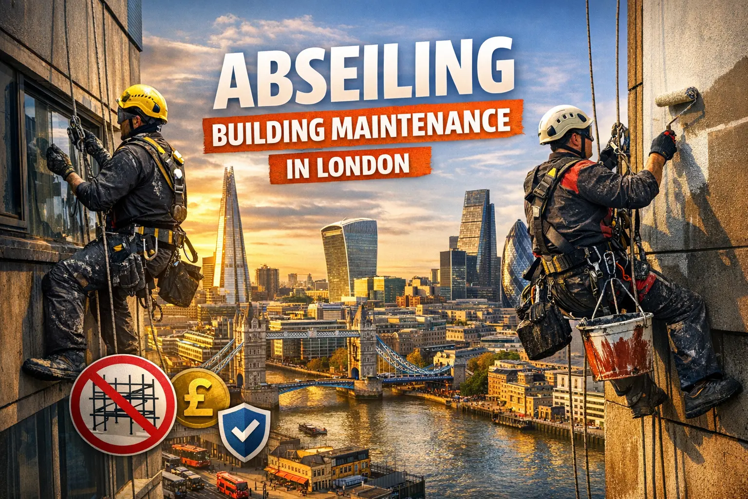 Abseiling Building Maintenance London