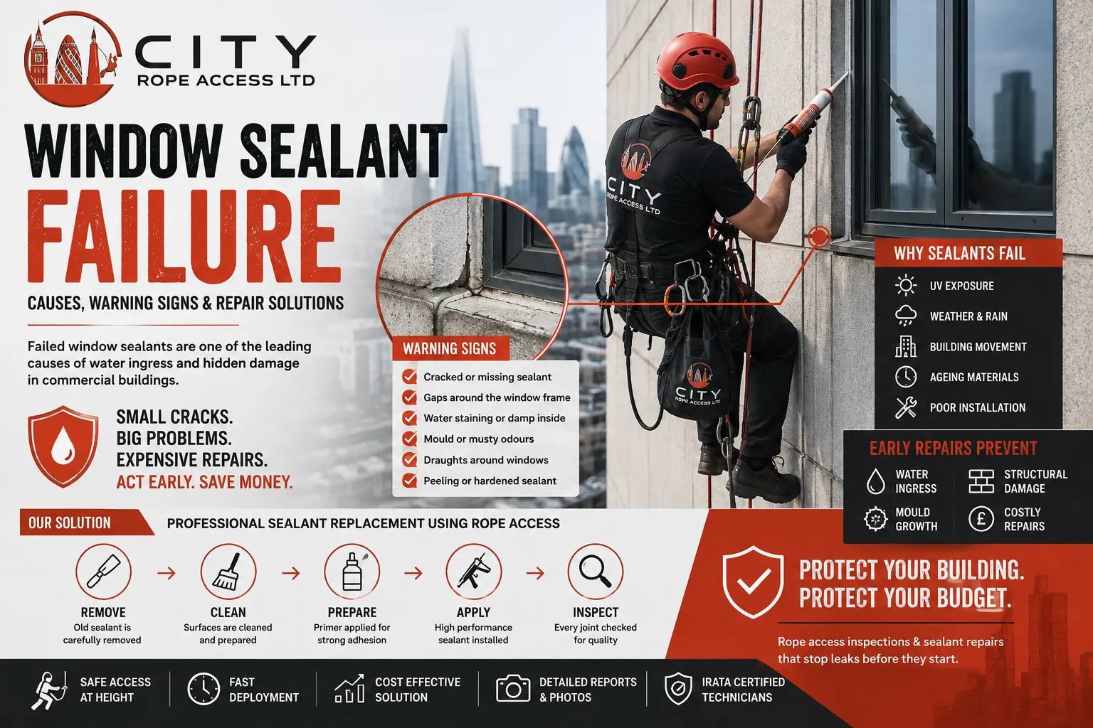 Window Sealant Failure - Causes, Warning Signs & Repair Solutions